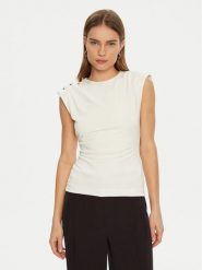 Marciano Guess Bluzka 5RGP07 6263A Écru Regular Fit. Bluzki damskie Marciano Guess, xxs, z aplikacjami, z syntetyku, bez ramiączek. Za 309.99 zł.
