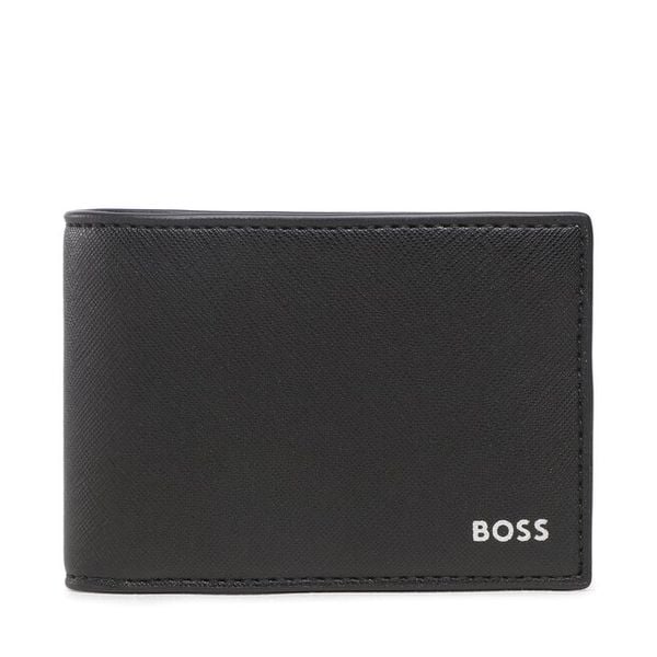 Portfel BOSS. Czarne portfele męskie Boss, bez wzorów. Za 217.99 zł.