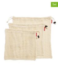 Zassenhaus 3-częściowy zestaw w kolorze beżowym rozmiar: onesize. Brązowe shopper bag damskie Zassenhaus, bez wzorów, z bawełny, bez dodatków. Za 39.49 zł.