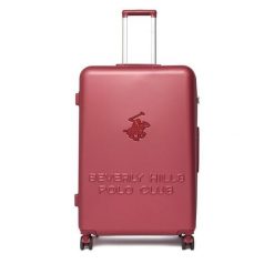Walizka duża Beverly Hills Polo Club. Czerwone walizki Beverly Hills Polo Club, bez wzorów, duże. Za 399.99 zł.