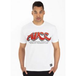 Koszulka bawełniana sportowy t-shirt dla dorosłych ADCC. Białe t-shirty męskie PITBULL, m, bez wzorów, z bawełny, bez kołnierzyka. Za 99.00 zł.