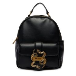 Plecak Just Cavalli. Czarne plecaki damskie Just Cavalli, bez wzorów. Za 909.99 zł.