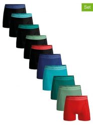 Muchachomalo Bokserki (10 par) w różnych kolorach rozmiar: XL. Czarne bokserki męskie Muchachomalo, bez wzorów. Za 260.99 zł.