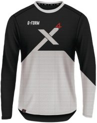 G-FORM Pro-X4 koszulka z długim rękawem XL czarny/biały. Czarne t-shirty damskie G-Form, xl, bez wzorów, z elastanu, bez kołnierzyka. Za 387.85 zł.