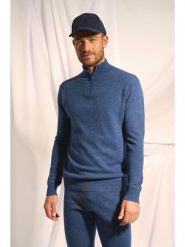 Just Cashmere Kaszmirowy kardigan "Bradley" w kolorze niebieskim rozmiar: L. Niebieskie kardigany męskie Just Cashmere, l, bez wzorów, z kaszmiru, bez kołnierzyka. Za 413.99 zł.