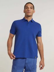 G-Star Koszulka polo w kolorze niebieskim rozmiar: XL. Niebieskie koszulki polo męskie G-Star, xl, bez wzorów, z bawełny, bez ramiączek. Za 166.88 zł.