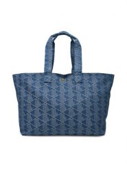 Lacoste Torebka NU4994PB Niebieski. Niebieskie torebki klasyczne damskie Lacoste, bez wzorów, z materiału, bez dodatków. Za 389.99 zł.