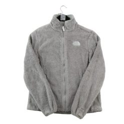 Second life - Damska bluza polarowa Osito z wysokim kołnierzem - Jak nowy. Szare bluzy bez kaptura damskie The North Face, l, z materiału. Za 207.36 zł.