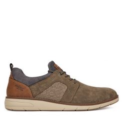 Półbuty Rieker. Czarne buty wizytowe męskie Rieker, bez zapięcia. Za 379.99 zł.