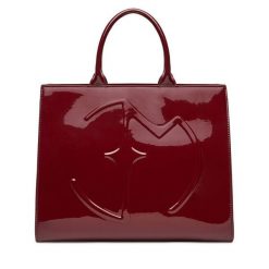 Torebka Eva Minge. Czerwone torebki klasyczne damskie Eva Minge, bez wzorów, bez dodatków. Za 239.99 zł.