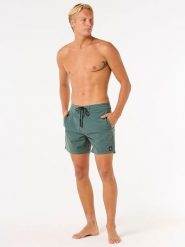 Rip Curl Szorty kąpielowe "Mirage Retro Golden Hour" w kolorze zielonym rozmiar: 29. Zielone szorty sportowe męskie Rip Curl, z materiału, outdoorowe. Za 104.89 zł.