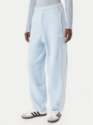 Adidas Spodnie dresowe Adiluna Season 2 X Jennie Knitted Loose Joggers LD8917 Niebieski Relaxed Fit. Niebieskie spodnie dresowe damskie Adidas, l, bez wzorów, z dresówki. Za 439.99 zł.