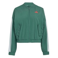 Bluza Adidas Sport W 3S Wv Wb Wc Damskie. Zielone bluzy bez kaptura damskie Adidas, s, z materiału. Za 357.99 zł.