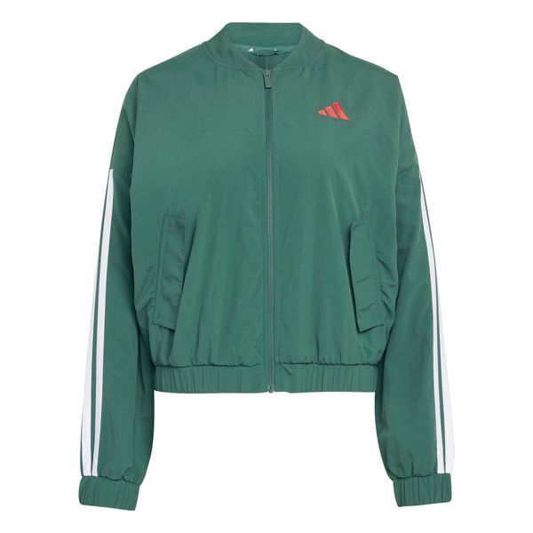 Bluza Adidas Sport W 3S Wv Wb Wc Damskie. Zielone bluzy bez kaptura damskie Adidas, s, bez wzorów, z materiału, bez ramiączek, długie, bez kaptura. Za 357.99 zł.