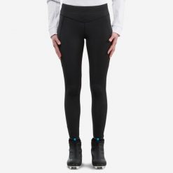 Legginsy termoaktywne do narciarstwa biegowego damskie Inovik XC S 100. Czarne bielizna termoaktywna damska INOVIK, l, bez wzorów, z elastanu. Za 99.99 zł.
