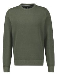 Lerros Sweter w kolorze khaki rozmiar: XXL. Brązowe swetry męskie Lerros, xxl, bez wzorów, z bawełny, bez kołnierzyka. Za 184.95 zł.