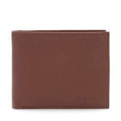 Portfel GINO ROSSI. Brązowe portfele męskie Gino Rossi, bez wzorów. Za 129.99 zł.