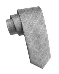 Elegancki i Modny Męski Krawat - Angelo di Monti - Kolor Stalowy. Szare krawaty i muchy męskie Angelo di Monti, bez wzorów, z tkaniny, eleganckie. Za 45.00 zł.