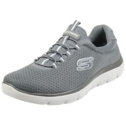 Buty sportowe Sneakersy męskie, Summits. Szare buty sportowe na co dzień męskie Skechers, na lato, z materiału, bez zapięcia, trekkingowe. Za 249.99 zł.