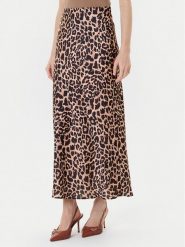 Guess Spódnica midi W5YD55 WF1T2 Brązowy Regular Fit. Brązowe spódniczki damskie Guess, m, z aplikacjami, z syntetyku, midi. Za 379.99 zł.
