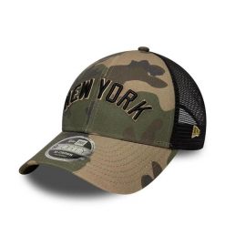 Czapka trucker New York Yankees New Era 9Forty Wordmark. Brązowe czapki męskie New Era, bez wzorów. Za 236.50 zł.