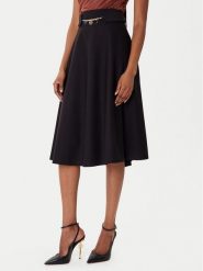 Rinascimento Spódnica trapezowa CFC0126216003 Czarny Regular Fit. Czarne spódniczki damskie RINASCIMENTO, xs, bez wzorów, z syntetyku, trapezowe. Za 419.99 zł.
