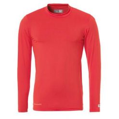 Koszulka z długim rękawem pod spód Uhlsport Distinction. Czerwone bielizna termoaktywna męska UHLSPORT, bez wzorów, z elastanu. Za 152.50 zł.