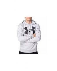 Bluza z kapturem Under Armour Rival Fleece Big Logo. Czarne bluzy z kapturem męskie Under Armour, m, z bawełny. Za 258.45 zł.