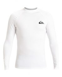 Koszulka Quiksilver Everyday LS Rashguard UPF 50 White 2024. Białe koszulki męskie z długim rękawem Quiksilver, m, z elastanu. Za 149.99 zł.