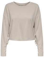 ONLY Bluza w kolorze beżowym rozmiar: L. Brązowe bluzy bez kaptura damskie Only, l. Za 109.78 zł.