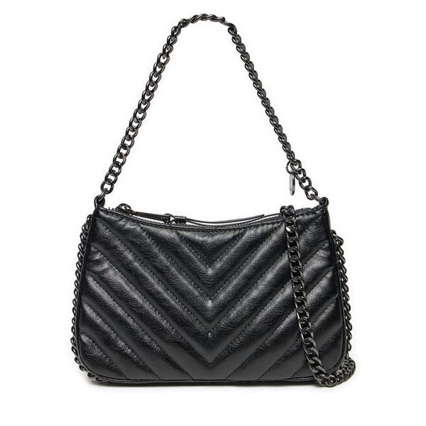 Torebka Aldo. Czarne listonoszki damskie Aldo, bez wzorów, bez dodatków. Za 119.99 zł.