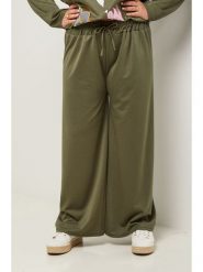 Curvy Lady Spodnie w kolorze khaki rozmiar: 48/50. Brązowe spodnie materiałowe damskie Curvy Lady, bez wzorów, z materiału, klasyczne, z standardowym stanem. Za 96.60 zł.