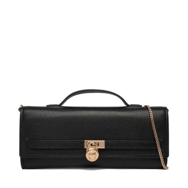 Torebka MICHAEL Michael Kors. Czarne torebki klasyczne damskie MICHAEL Michael Kors, bez wzorów, wizytowe, bez kołnierzyka, bez ramiączek. Za 859.99 zł.