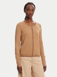 Liu Jo Kardigan WA5382 MS49I Brązowy Regular Fit. Brązowe kardigany damskie Liu Jo, s, bez wzorów, z bawełny. Za 319.99 zł.