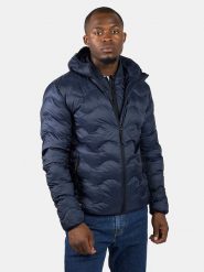 Superdry Kurtka pikowana w kolorze granatowym rozmiar: XXL. Niebieskie kurtki męskie Superdry., xxl, bez wzorów, bez kaptura. Za 294.28 zł.