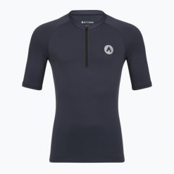 Koszulka rowerowa męska ATTABO TEVRA. Czarne t-shirty sportowe męskie ATTABO, na lato, m, z dzianiny, bez ramiączek, na fitness i siłownię. Za 84.99 zł.