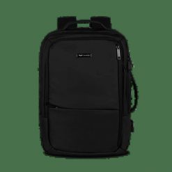 Wielofunkcyjny Plecak Vireo 003 - Black. Czarne plecaki męskie Wings, bez wzorów, z gumy. Za 139.90 zł.