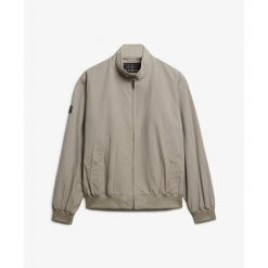 Kurtka Superdry Classic Harrington. Zielone kurtki treningowe męskie Superdry., l, bez wzorów. Za 432.30 zł.