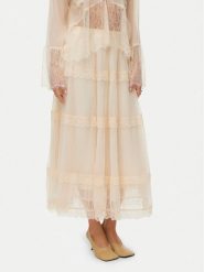 Vero Moda Spódnica midi Kinsley 10346617 Écru Regular Fit. Spódniczki damskie Vero Moda, l, bez wzorów, z syntetyku, midi. Za 319.99 zł.