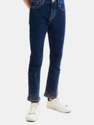 Desigual Jeansy 23WGDD03 Niebieski Regular Fit. Niebieskie spodnie dziewczęce Desigual, z bawełny. Za 189.99 zł.