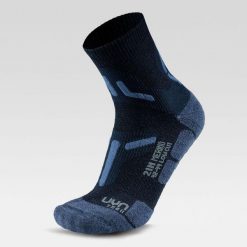 Skarpety trekkingowe męskie Uyn Trekking 2IN Merino Low Cut Socks. Niebieskie skarpetki męskie UYN, bez wzorów. Za 99.99 zł.