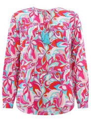 Zwillingsherz Bluzka ze wzorem rozmiar: L/XL. Bluzki damskie Zwillingsherz, l, bez wzorów, z wiskozy, bez kołnierzyka, bez ramiączek. Za 108.74 zł.