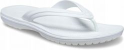Japonki Dla Dorosłych Crocs Crocband Flip. Zielone klapki damskie Crocs, bez wzorów, z materiału, bez obcasa. Za 169.99 zł.