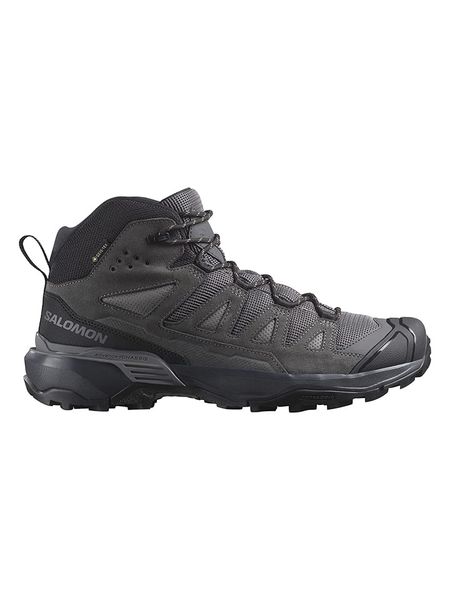 SALOMON Botki trekkingowe "X Ultra 360 LTR MID GTX" w kolorze szarym rozmiar: 43 1/3. Szare buty zimowe męskie Salomon, z gore-texu, bez zapięcia. Za 591.60 zł.