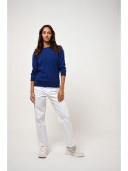 AUTHENTIC CASHMERE Kaszmirowy sweter "Estaris" w kolorze granatowym rozmiar: XL. Niebieskie swetry klasyczne damskie AUTHENTIC CASHMERE, xl, z kaszmiru, bez kołnierzyka. Za 315.35 zł.