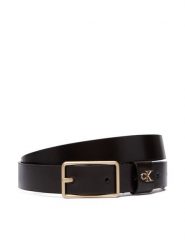 Calvin Klein Pasek Square Buckle Ck Loop 25Mm LV04F7050G Brązowy. Brązowe paski damskie CALVIN KLEIN, bez wzorów, ze skóry. Za 209.99 zł.