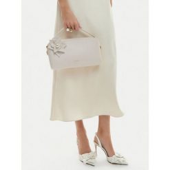 Torebka GINO ROSSI. Białe torebki klasyczne damskie Gino Rossi, bez wzorów, bez dodatków. Za 299.99 zł.