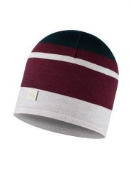 Buff Czapka "Merino Move" w kolorze biało-bordowym rozmiar: onesize. Białe czapki zimowe damskie Buff, z wełny. Za 88.02 zł.