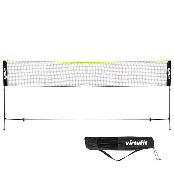 Siatka do badmintona i tenisa - 510 cm - torba w komplecie. Czarne torebki klasyczne damskie VIRTUFIT, bez wzorów, z materiału, bez dodatków. Za 255.00 zł.