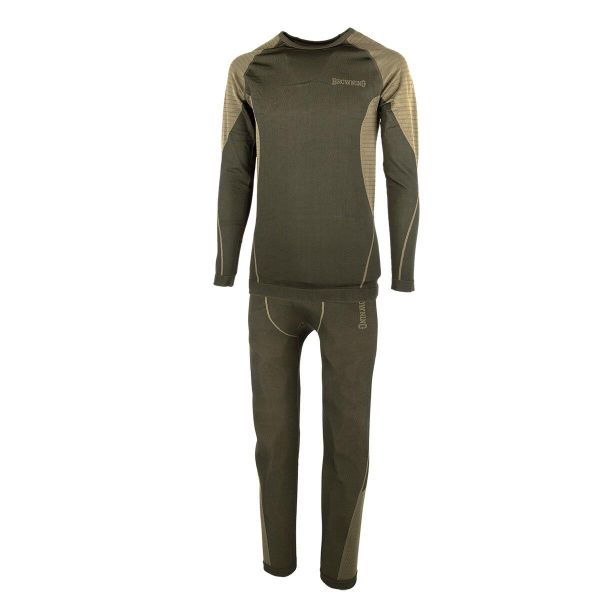 Koszulka termoaktywna z długim rękawem Browning XPO Thermal. Zielone bielizna termoaktywna męska Browning, l, bez wzorów, z materiału. Za 378.00 zł.